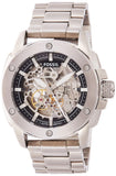Fossil Modern Machine Automatic Silver Dial Silver Steel Strap Watch for Men - ME3081 Authentic Buy Shop Now