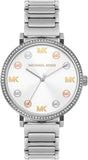 Michael Kors Addyson Quartz Silver Dial Silver Steel Strap Watch for Women - MK7417 Authentic Buy Shop Now