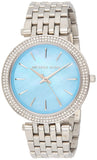 Michael Kors Darci Mother of Pearl Blue Dial Silver Steel Strap Watch for Women - MK3515 Authentic Buy Shop Now