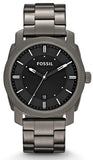 Fossil Machine Chronograph Black Dial Grey Steel Strap Watch for Men - FS4774 Authentic Buy Shop Now