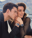 Guess Altitude Chronograph Blue Dial Silver Steel Strap Watch for Men - GW0329G1 Authentic Buy Shop Now