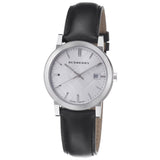 Burberry The City White Dial Black Leather Strap Watch for Men - BU9008 Authentic Buy Shop Now