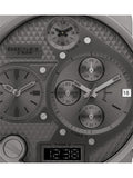 Diesel Mr Daddy 1.0 Gray Dial Gray Stainless Steel Watch For Men - DZ7247 Authentic Buy Shop Now