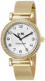 Coach Madison White Dial Gold Mesh Bracelet Watch for Women - 14502652 Authentic Buy Shop Now