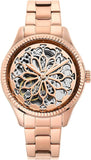 Fossil Rye Automatic Skeleton Rose Gold Dial Rose Gold Steel Strap Watch for Women - BQ3754 Authentic Buy Shop Now