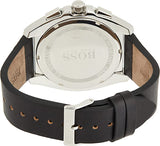 Hugo Boss Grandmaster Chronograph Black Dial Black Leather Strap Watch for Men - 1513881 Authentic Buy Shop Now