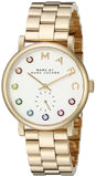 Marc Jacobs Baker White Dial Gold Steel Strap Watch for Women - MBM3440 Authentic Buy Shop Now