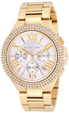 Michael Kors Camille Silver Diamonds Dial Gold Steel Strap Watch for Women - MK5756 Authentic Buy Shop Now