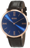 Hugo Boss Classic Jackson Blue Dial Brown Leather Strap Watch for Men - 1513458 Authentic Buy Shop Now