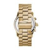 Michael Kors Runway Gold Dial Gold Steel Strap Watch for Men - MK8077 Authentic Buy Shop Now