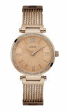 Guess Soho Rose Gold Dial Stainless Steel Watch For Women - W0638L4 Authentic Buy Shop Now