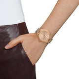 Michael Kors Slim Runway Rose Gold Dial Rose Gold Steel Strap Watch for Women - MK3197 Authentic Buy Shop Now