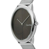 Calvin Klein Minimal Grey Dial Silver Mesh Bracelet Watch for Women - K3M231Y3 Authentic Buy Shop Now