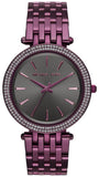 Michael Kors Darci Black Dial Purple Steel Strap Watch for Women - MK3554 Authentic Buy Shop Now