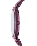 Michael Kors Darci Black Dial Purple Steel Strap Watch for Women - MK3554 Authentic Buy Shop Now