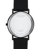 Movado Sapphire Black Dial Black Leather Strap Watch for Men - 606884 Authentic Buy Shop Now