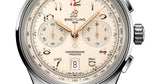 Breitling Premier B01 Chronograph 42 White Dial Brown Leather Strap Watch for Men - AB0145211G1P1 Authentic Buy Shop Now