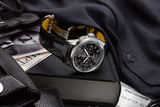 Breitling Premier B01 Chronograph 42 Black Dial Black Leather Strap Watch for Men - AB0145221B1P1 Authentic Buy Shop Now