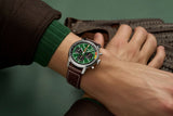 Breitling Top Time B01 Ford Mustang Green Dial Brown Leather Strap Watch for Men - AB01762A1L1X1 Authentic Buy Shop Now