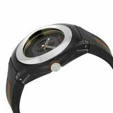 Gucci Sync XXL Quartz Black Dial Black Rubber Strap Watch For Men - YA137101 Authentic Buy Shop Now