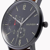 Tommy Hilfiger Brooklyn Quartz Black Dial Brown Leather Strap Watch for Men - 1791510 Authentic Buy Shop Now