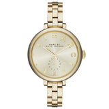 Marc Jacobs Sally Champagne Gold Dial Gold Steel Strap Watch for Women - MBM3363 Authentic Buy Shop Now