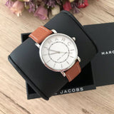 Marc Jacobs Roxy White Dial Brown Leather Strap Watch for Women - MJ1571 Authentic Buy Shop Now