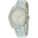 Michael Kors Blair Silver Dial Two Tone Steel Strap Watch for Women - MK6137 Authentic Buy Shop Now