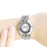 Marc Jacobs Henry White Dial Silver Steel Strap Watch for Women - MBM3291 Authentic Buy Shop Now