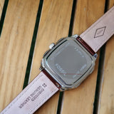 Fossil Inscription Automatic Skeleton Blue Dial Brown Leather Strap Watch for Men - BQ2571 Authentic Buy Shop Now
