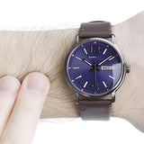 Marc Jacobs Fergus Blue Dial Brown Leather Strap Watch for Men - MBM5078 Authentic Buy Shop Now