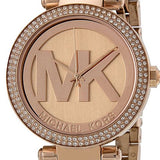 Michael Kors Parker Rose Gold Dial Rose Gold Steel Strap Watch for Women - MK5865 Authentic Buy Shop Now