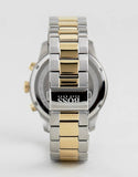 Hugo Boss Professional Black Dial Two Tone Steel Strap Watch for Men - 1513529 Authentic Buy Shop Now