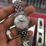Mido Baroncelli Automatic Mother Of Pearl Dial Silver Steel Strap Watch For Women - M7600.4.69.1 Authentic Buy Shop Now