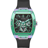 Guess Phoenix Multifunction Black Dial Black Rubber Strap Watch for Men - GW0202G5 Authentic Buy Shop Now