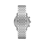 Emporio Armani Aviator Chronograph Blue Dial Silver Steel Strap Watch For Men - AR11238 Authentic Buy Shop Now