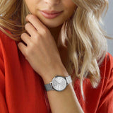 Emporio Armani Kappa Silver Dial Silver Mesh Bracelet Watch For Women - AR11128 Authentic Buy Shop Now