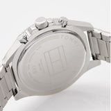 Tommy Hilfiger Larson Multifunction Black Dial Silver Steel Strap Watch For Men - 1791916 Authentic Buy Shop Now