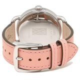 Coach Delancey White Dial Pink Leather Strap Watch for Women - 14502799 Authentic Buy Shop Now