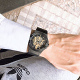 Maserati Potenza Skeleton Limited Edition Black Dial Black Leather Strap Watch For Men - R8821108027 Authentic Buy Shop Now