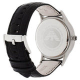 Emporio Armani Renato Black Dial Leather Strap Watch For Men - AR2411 Authentic Buy Shop Now