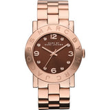 Marc Jacobs Amy Purple Rose Gold Steel Strap Watch for Women - MBM8616 Authentic Buy Shop Now