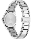 Gucci G Timeless Quartz Silver Dial Silver Steel Strap Watch For Women - YA126551 Authentic Buy Shop Now