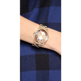 Marc Jacobs Henry Skeleton Gold Dial Gold Steel Strap Watch for Women - MBM3263 Authentic Buy Shop Now