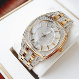 Bulova Phantom Crystal Silver Dial Two Tone Steel Strap Watch for Men - 98B323 Authentic Buy Shop Now