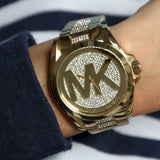 Michael Kors Bradshaw Gold Dial Gold Steel Strap Watch for Women - MK6487 Authentic Buy Shop Now