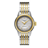 Tissot Carson Automatic Silver Dial Two Tone Steel Strap Watch For Women - T085.207.22.011.00 Authentic Buy Shop Now