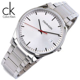 Calvin Klein City Quartz White Dial Silver Steel Strap Watch for Men - K2G2G1Z6 Authentic Buy Shop Now