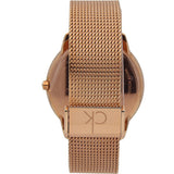 Calvin Klein Minimal White Dial Rose Gold Mesh Bracelet Watch for Men - K3M21626 Authentic Buy Shop Now