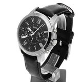 Fossil Grant Chronograph Black Dial Black Leather Strap Watch for Men - FS4812 Authentic Buy Shop Now